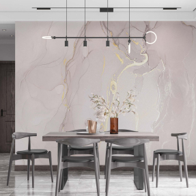 Нежная бежевая картина алкогольными красками