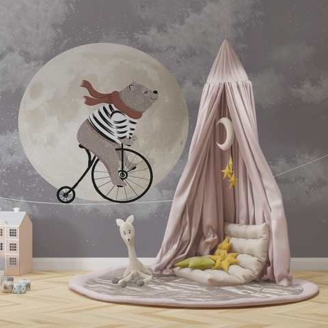 Ведмедик і місяць