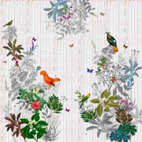 Птицы и кустарники