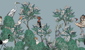 Экзотические животные на пальмах