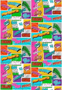 Комикс с надписями