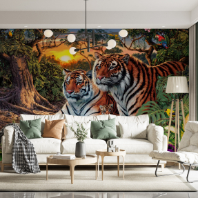 Тигры в джунглях