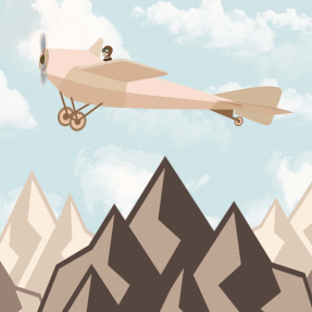 Полет над горами