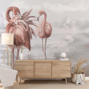 Розовые фламинго