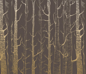 Рисованные деревья