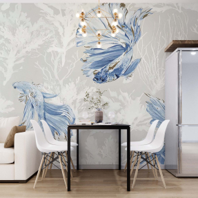 Синие рыбки