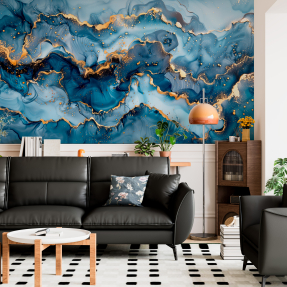 Синяя абстракция