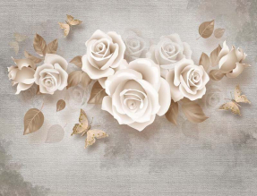 Розы на стене