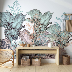 Акварельный цветок