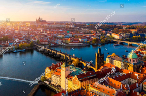 Вид на Прагу