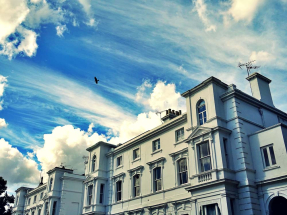 Вид на город