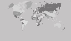 Серая карта мира