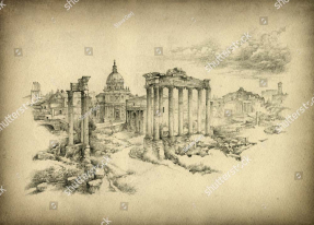 Нарисованный Рим