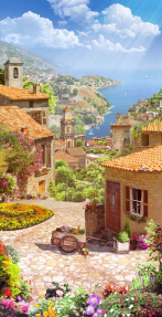 Приморский город