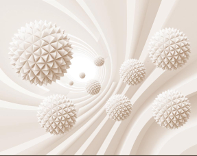 Объемная абстракция с шарами