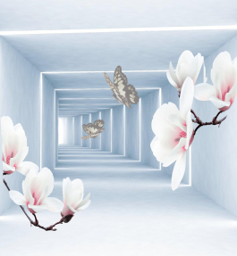 Тоннель с магнолиями