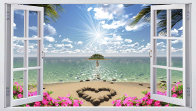 Вид на пляж