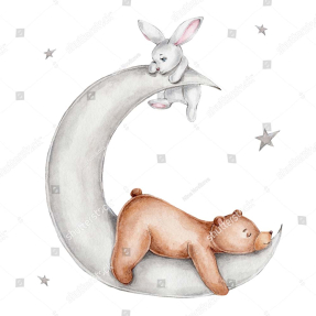 Спящий медвежонок