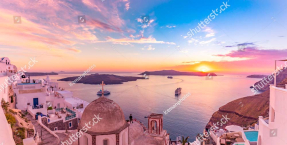 Санторини с высоты