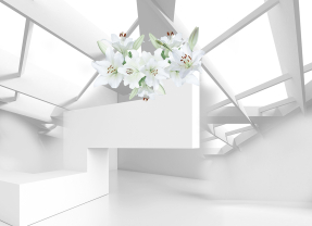 Грани с цветами