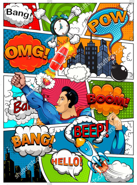 Комиксы с супергероями