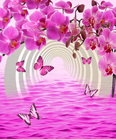 Тоннель с орхидеей