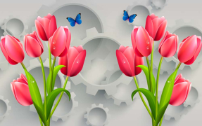 Красные тюльпаны