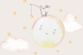 Зайчик на луне