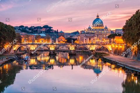 Вид на Ватикан Вид на Ватикан