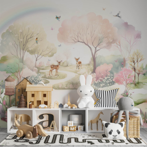 Оленята на сказочной полянке