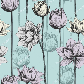 Рисунок с лотосами