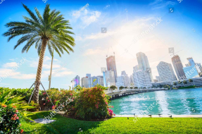 Вид на город