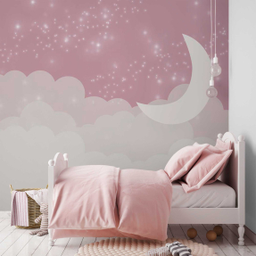 Месяц в облаках