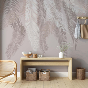 Бежевые листья