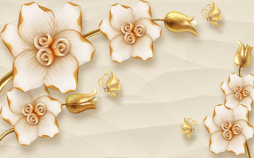 Золотые цветы