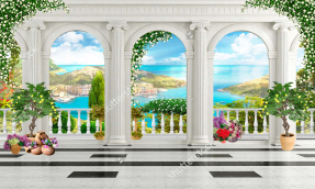 Арки и вид на море