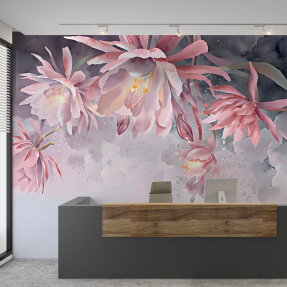 Букет акварельных цветов