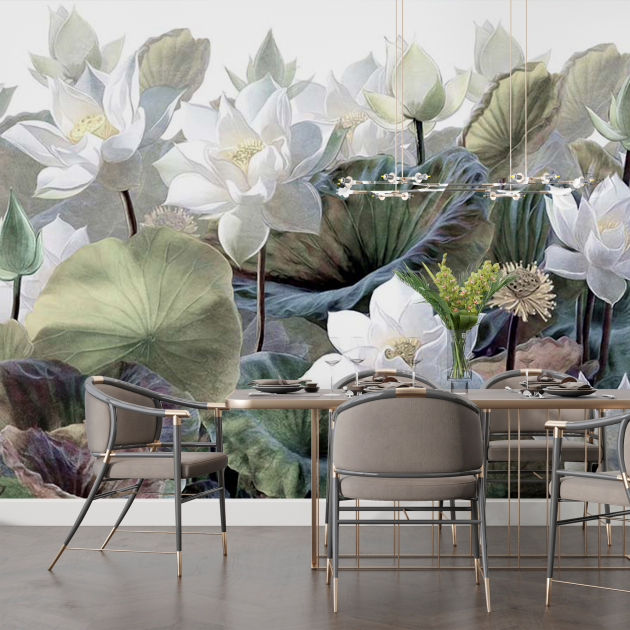 Акварельные цветы 