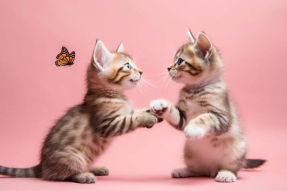 Игривые котята