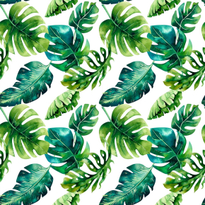 Картины Паттерн с пальмовыми листьями
