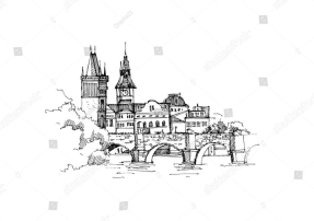 Иллюстрация Праги