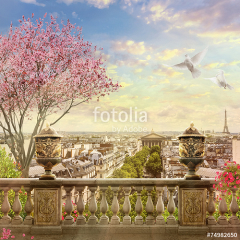 Вид на Париж Вид на Париж