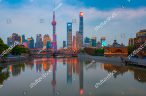 Вид на Шанхай