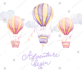 Нежные воздушные шары