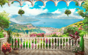 Терраса с видом на море