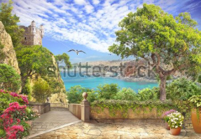 Замок на обрыве