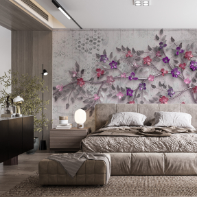 Разноцветные цветы