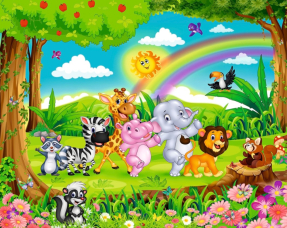 Звери на поляне