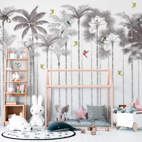 Пальмы и птицы