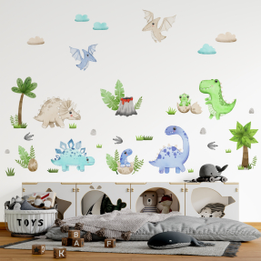 Стикер динозавры 180х120 см